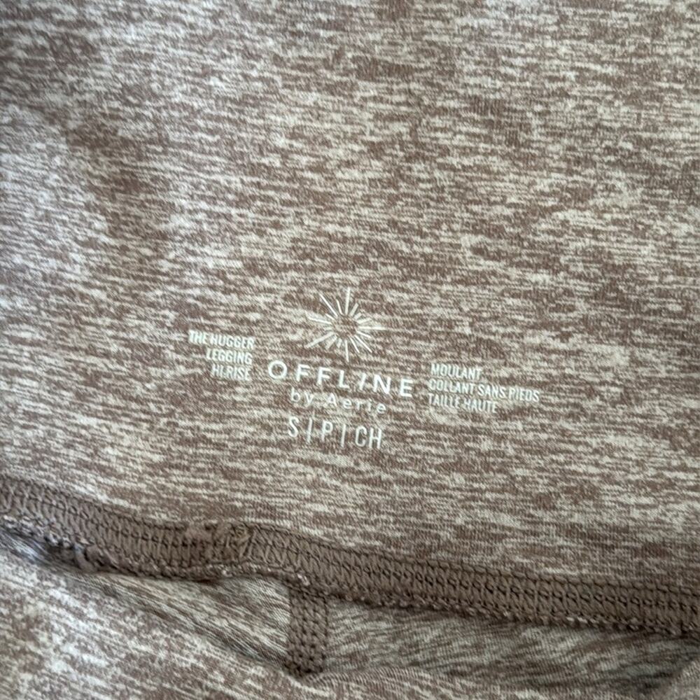 Aerie OFFLINE The Hugger Hi Rise Pocket Leggings Brown Size S - Picture 4 of 4
